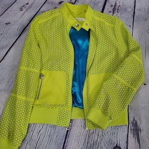Kenneth Cole lightweight green womens jacket. Sz 8